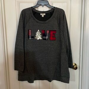 New Women’s Style & Co Love Sweatshirt!